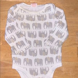 3-6m cat and jack elephant onesie